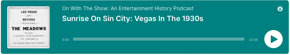 An image of a podcast player link